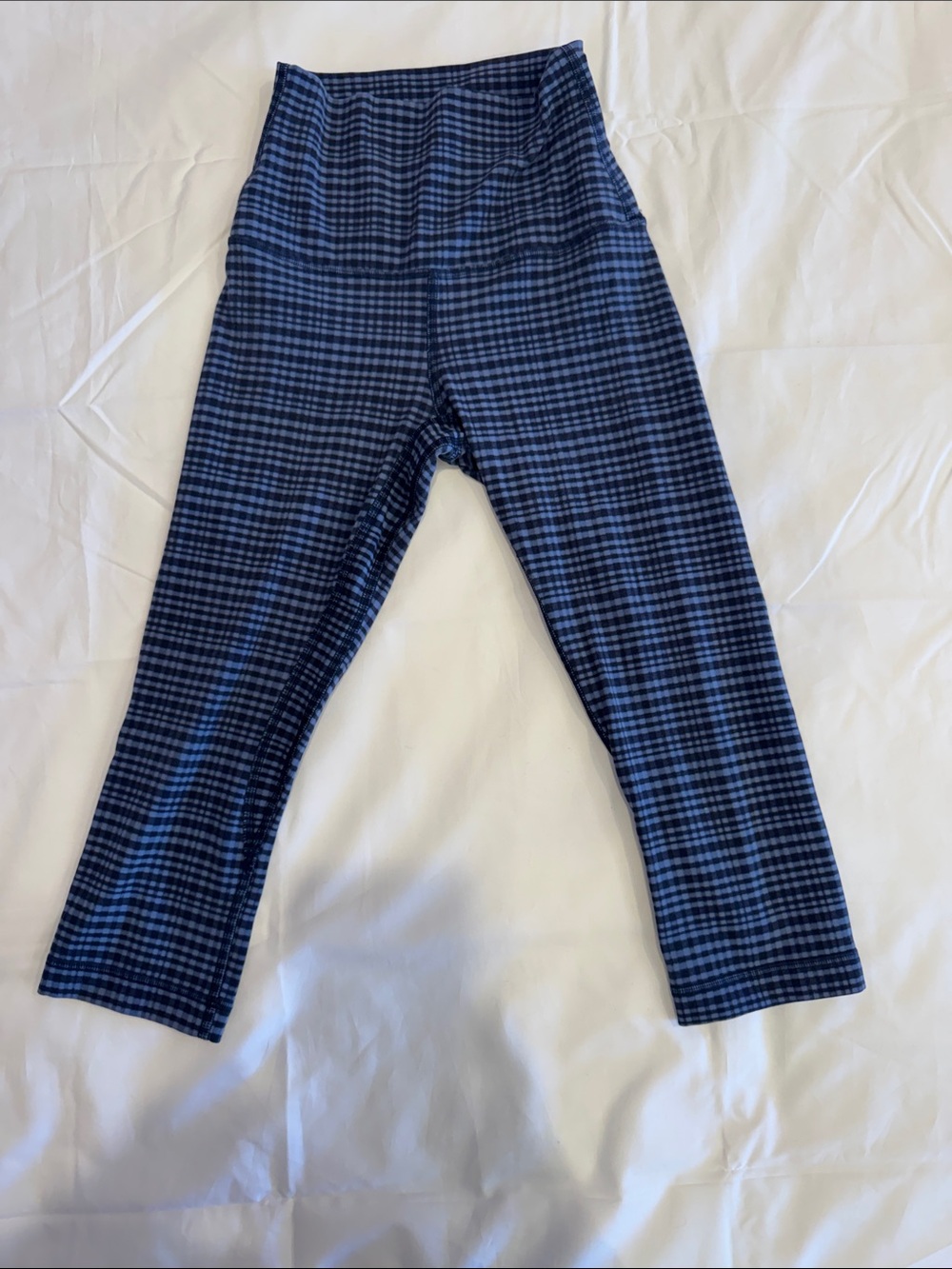 Lululemon Align High-Rise Crop 17" in Glow Grid Denim